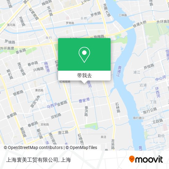 上海寰美工贸有限公司地图