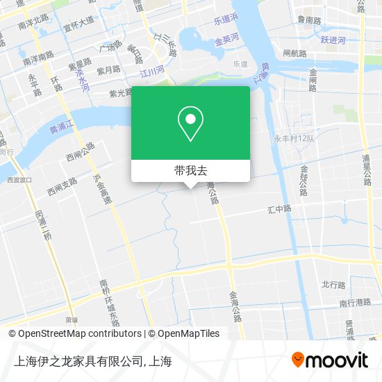 上海伊之龙家具有限公司地图