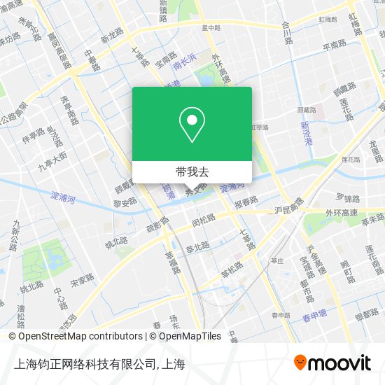 上海钧正网络科技有限公司地图