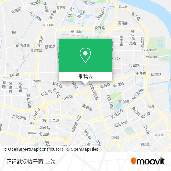 正记武汉热干面地图
