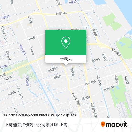 上海浦东江镇商业公司家具店地图