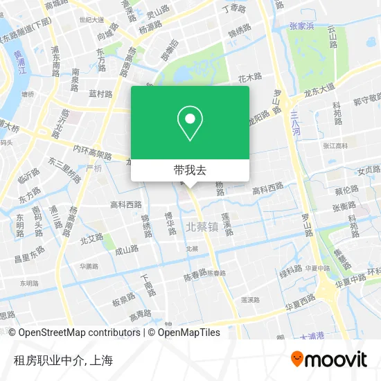 租房职业中介地图