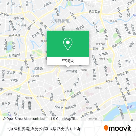上海法租界老洋房公寓(武康路分店)地图