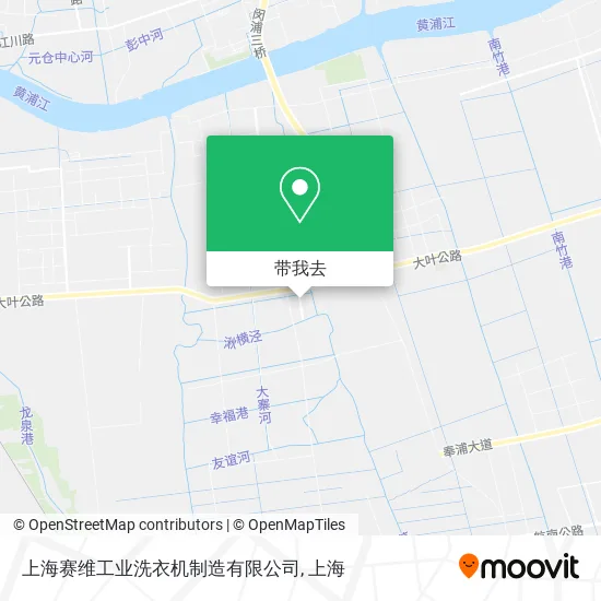 上海赛维工业洗衣机制造有限公司地图