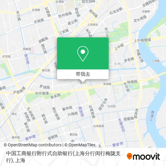 中国工商银行附行式自助银行(上海分行闵行梅陇支行)地图