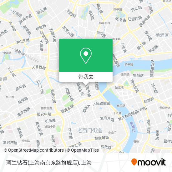 珂兰钻石(上海南京东路旗舰店)地图