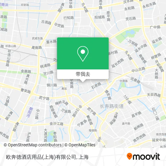 欧奔德酒店用品(上海)有限公司地图