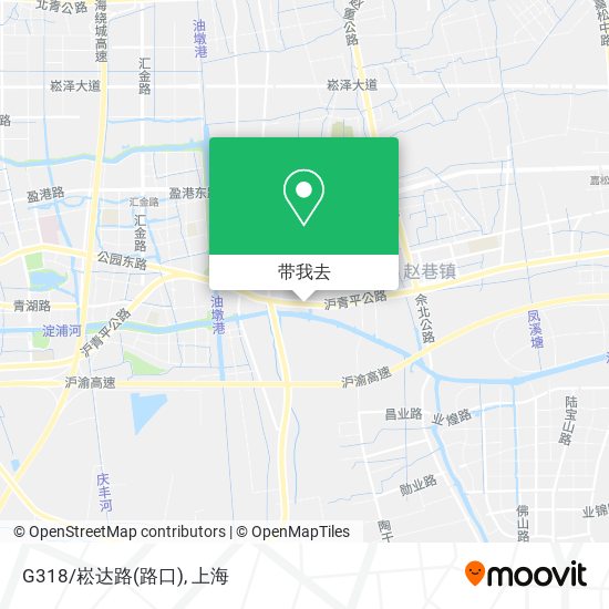 G318/崧达路(路口)地图