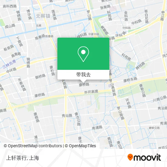 上轩茶行地图