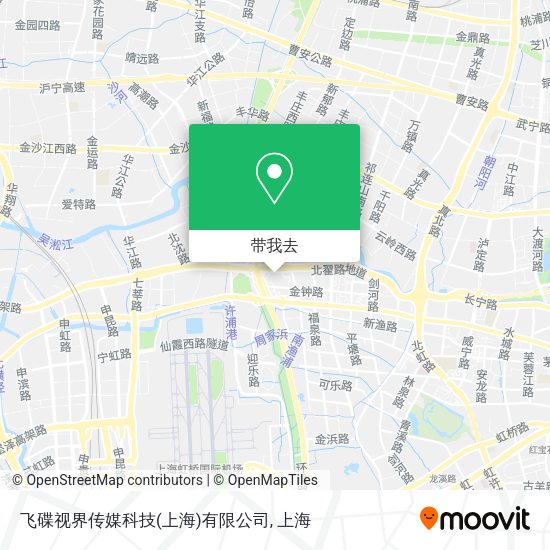 飞碟视界传媒科技(上海)有限公司地图