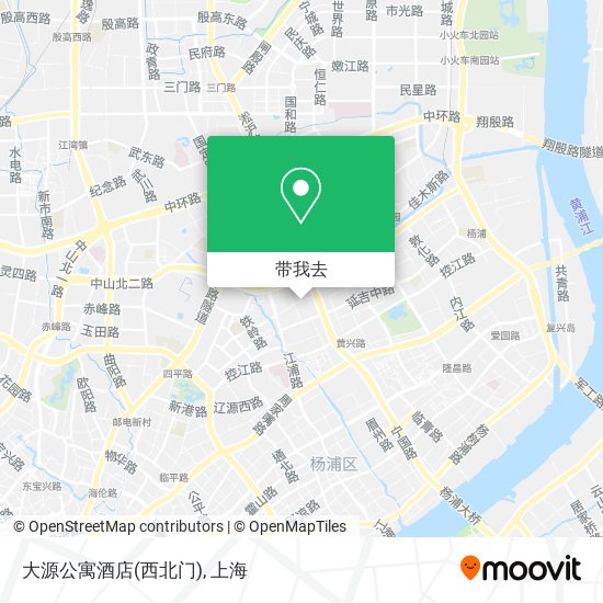 大源公寓酒店(西北门)地图