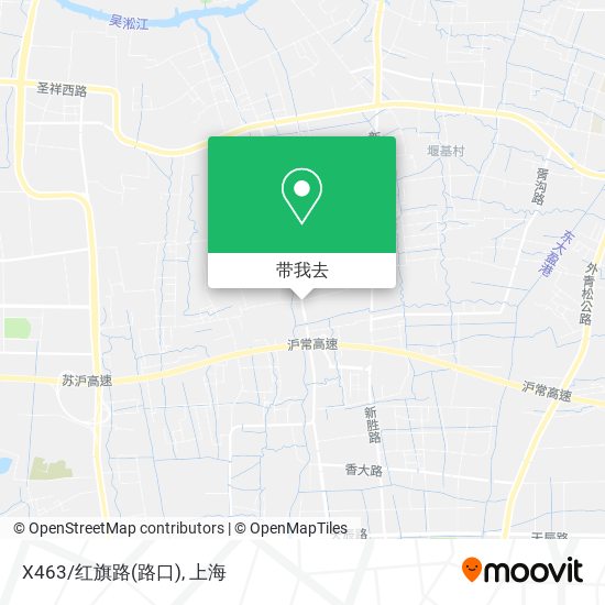 X463/红旗路(路口)地图