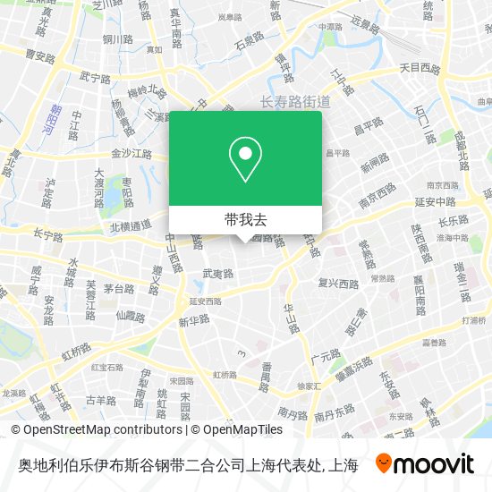 奥地利伯乐伊布斯谷钢带二合公司上海代表处地图