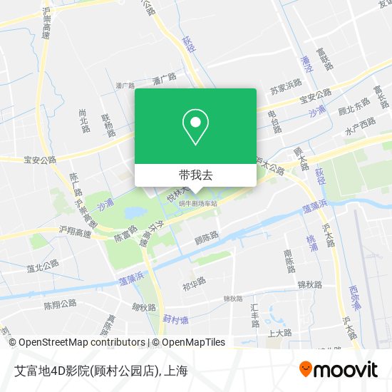 艾富地4D影院(顾村公园店)地图