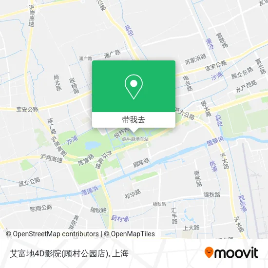 艾富地4D影院(顾村公园店)地图