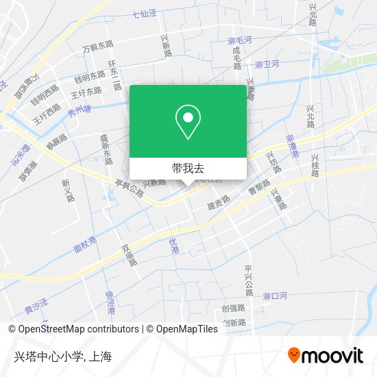 兴塔中心小学地图