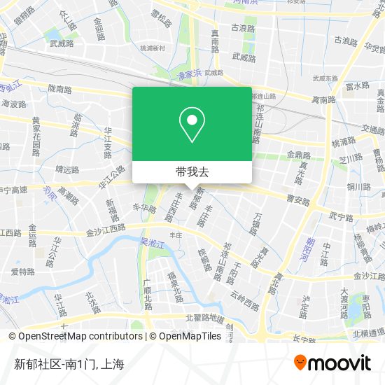 新郁社区-南1门地图