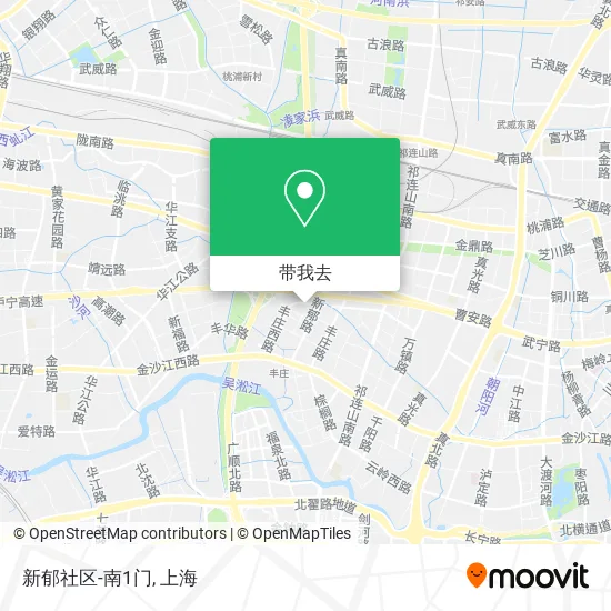 新郁社区-南1门地图