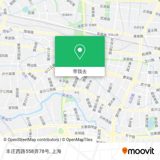 丰庄西路558弄78号地图