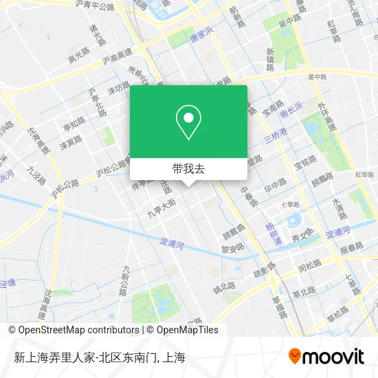 新上海弄里人家-北区东南门地图