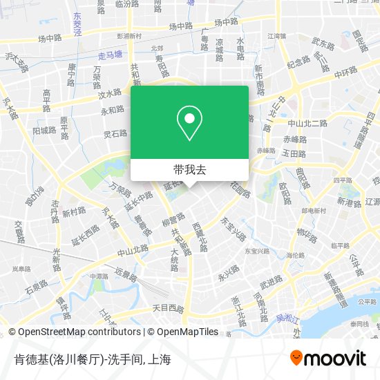 肯德基(洛川餐厅)-洗手间地图