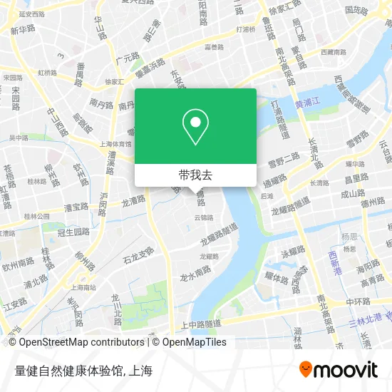 量健自然健康体验馆地图