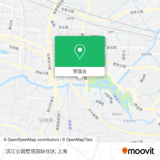 滨江公园墅境国际住区地图