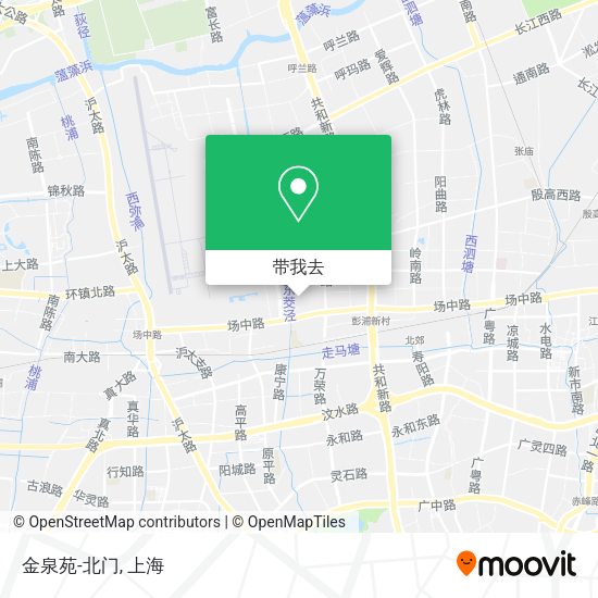 金泉苑-北门地图