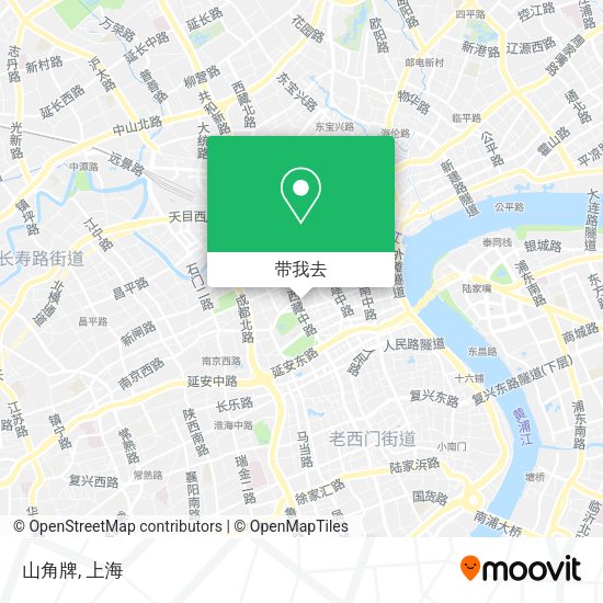 山角牌地图