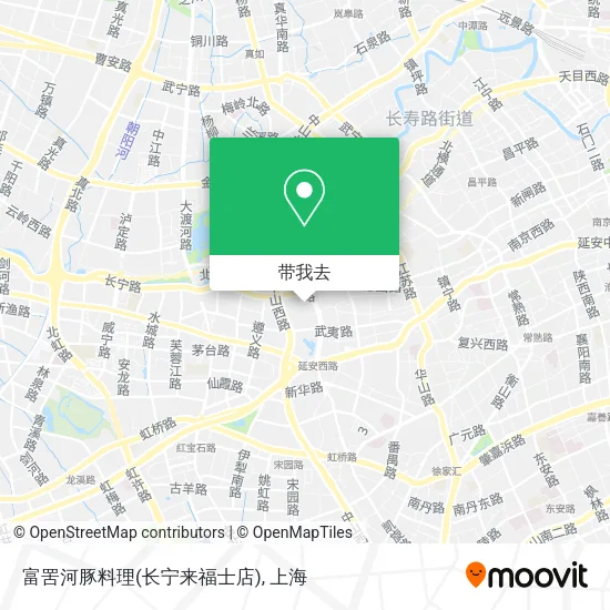 富罟河豚料理(长宁来福士店)地图