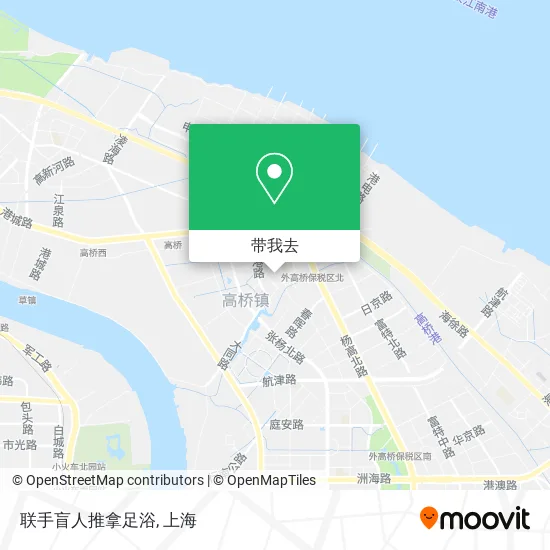 联手盲人推拿足浴地图