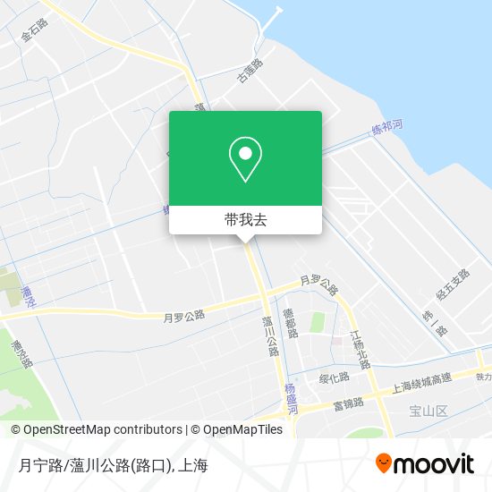 月宁路/薀川公路(路口)地图