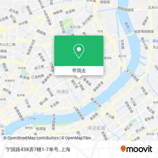 宁国路438弄7幢1-7单号地图