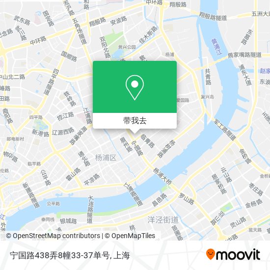 宁国路438弄8幢33-37单号地图