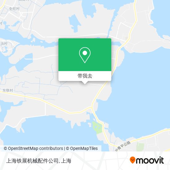 上海铁展机械配件公司地图