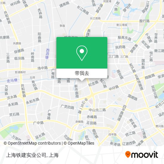 上海铁建实业公司地图