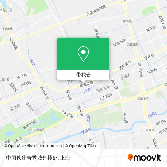 中国铁建青秀城售楼处地图