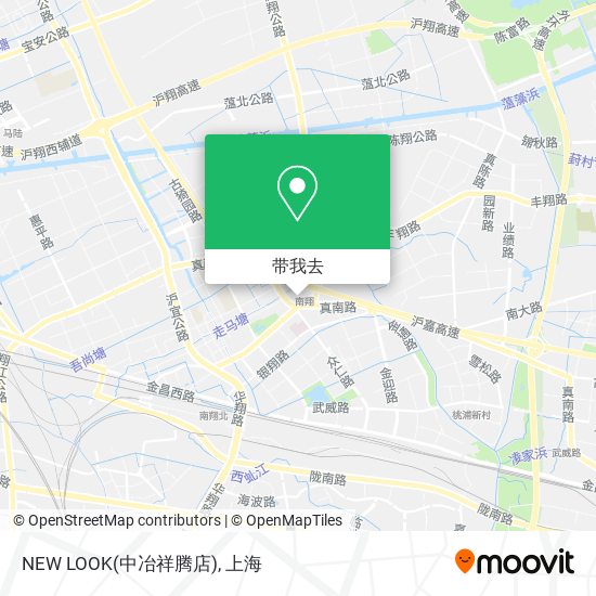 NEW LOOK(中冶祥腾店)地图