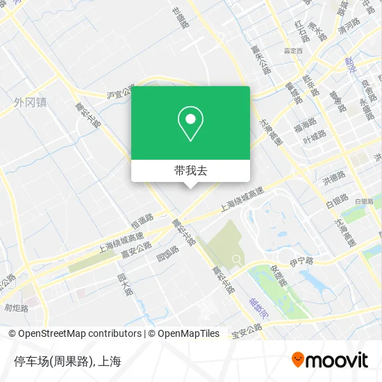 停车场(周果路)地图