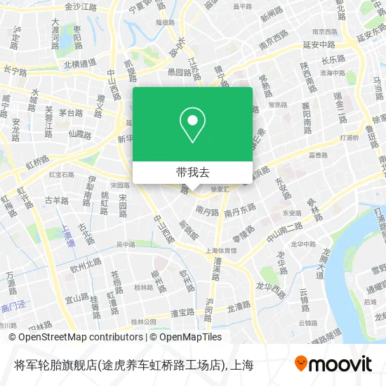将军轮胎旗舰店(途虎养车虹桥路工场店)地图