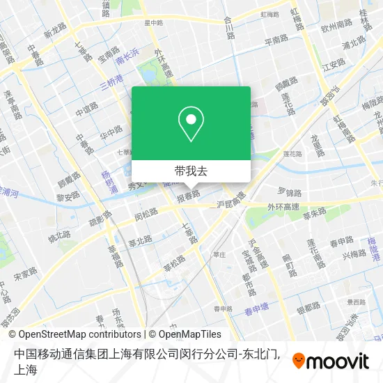 中国移动通信集团上海有限公司闵行分公司-东北门地图
