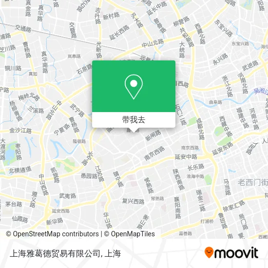 上海雅葛德贸易有限公司地图
