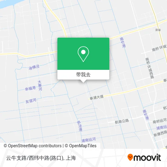 云牛支路/西纬中路(路口)地图