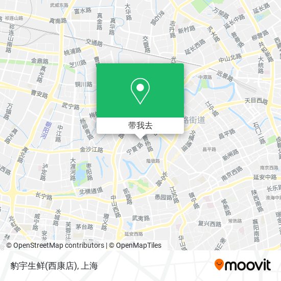 豹宇生鲜(西康店)地图
