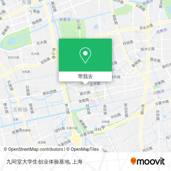 九间堂大学生创业体验基地地图