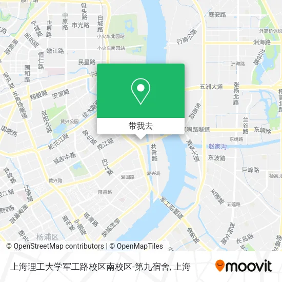 上海理工大学军工路校区南校区-第九宿舍地图