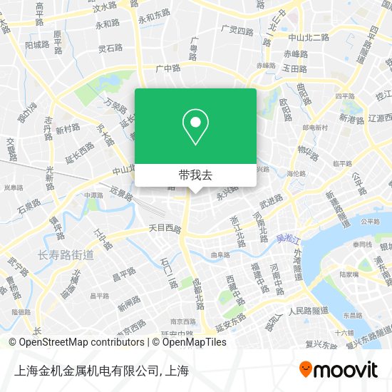 上海金机金属机电有限公司地图