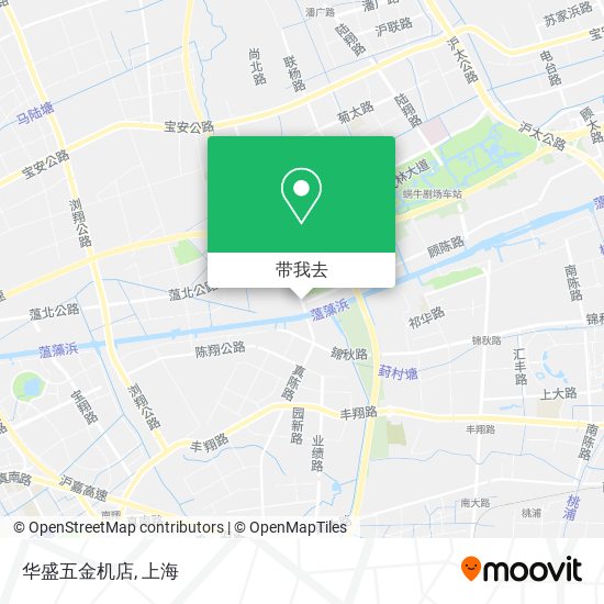 华盛五金机店地图