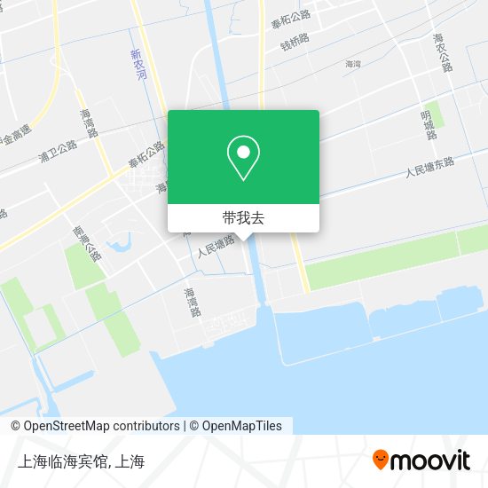 上海临海宾馆地图