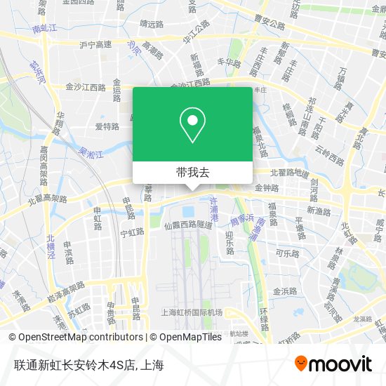 联通新虹长安铃木4S店地图